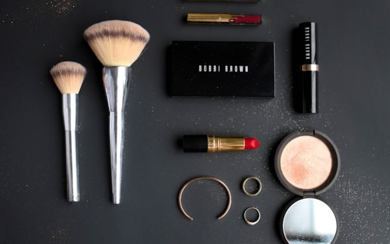 assorted makeup collection